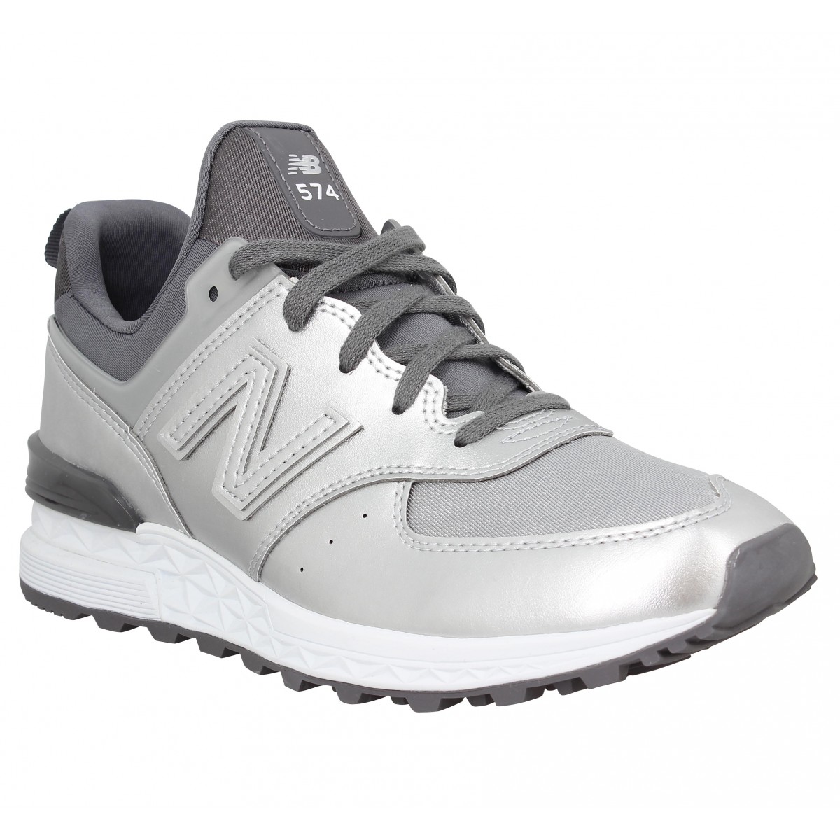 new balance 574 femme argent